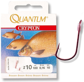 Quantum Crypton Bream hak #12, 0.14mm, przypon 0.80m