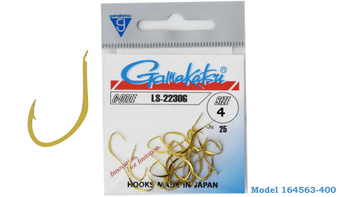 Gamakatsu Haczyki Roz # 4 ALLR LS-2230G HOOKS GOLD ( 25 szt w opkowaniu )