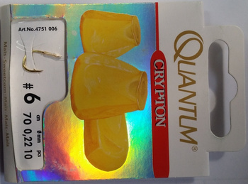 QUANTUM  SWEETCORN hak #10, 0.18mm, przypon 0.70m