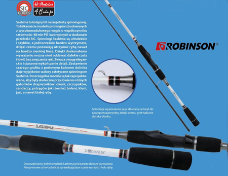 Wędka Robinson Sashima Perch Jig 2,51m 2-12g