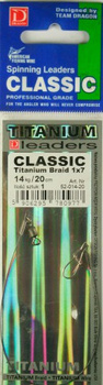 Dragon 14kg 20cm Przypon Classic Titanium Braid 1x7