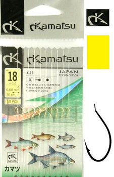 Haki roz 16 z przyponem 0,10mm Kamatsu AJI K-016