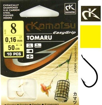 Haki roz 8 z przyponem 0,16mm Kamatsu TOMARU K-002