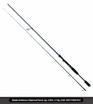 Wędka Robinson Diplomat Perch Jig, 2,25m, 3-12g