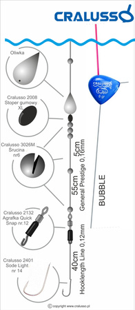 Cralusso Spławik Bubble 10g