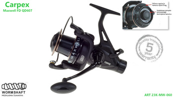 Kołowrotek karpiowy Carpex Maxwell FD QD 607