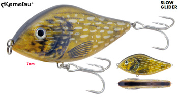 WOBLER SLOW GLIDER 7cm S KOLOR 086 KAMATSU