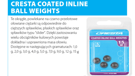 Okrągłe Ciężarki Ołowiane, 1 GR  Powlekane na Czarno CRESTA