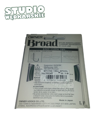 Owner Żyłka Broad - 0.18mm / 3.1kg