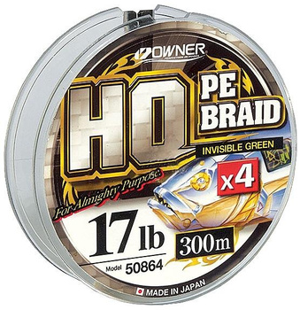 OWNER plecionka HQ PE Braid x4 / 0.12mm