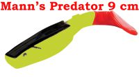 Mann's Predator Czarny Grzbiet Czerwony Ogon M-066 BB/RT / 90mm