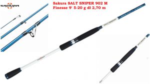 Wędka Sakura SALT SNIPER SPINNING  dł 2,70 m 5-20  g cw