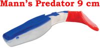 Mann's Predator Niebieski Grzbiet Czerwony Ogon M-066 BU/RT / 90