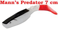 Mann's Predator Czarny Grzbiet Czerwony Ogon M-056 BB/RT / 70mm