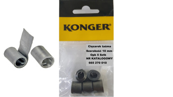 TAŚMA  OŁOWIANA  10 mm -DŁ 120 mm   ( 5 szt ) OPK