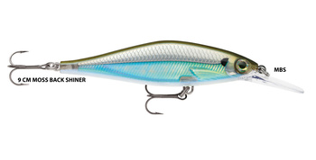 RAPALA Shadow Rap Shad Deep 9 cm KOLOR MOSS BACK SHINER
