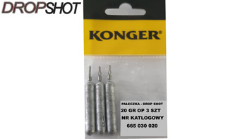 CIĘŻAREK PAŁECZKA DROP SHOT 20 gr Konger