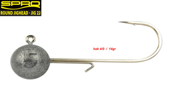 GŁ JIGOWA SPRO HAK 4/0 -  14 gr ROUND JIGHEAD - JIG 22