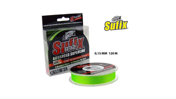 PLECIONKA 832 ADVANCED 120m 0,15 mm SUPERLINE NEON LIME