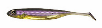 Fish Arrow Flash‐J Shad 3" / 8cm - PURPLE WEENIE/GOLD #05