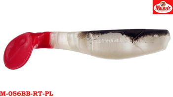 Mann's Predator 70mm Czarny Grzbiet Czerwony Ogon M-056BB-RT-PL