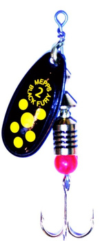 Mepps Comet Black Fury Black/Yellow nr.2