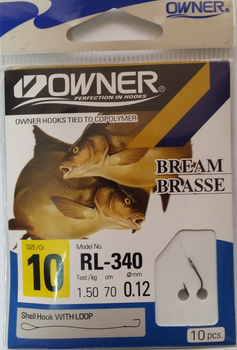 OWNER Zestaw RL, haczyk Owner HO-RL340-10