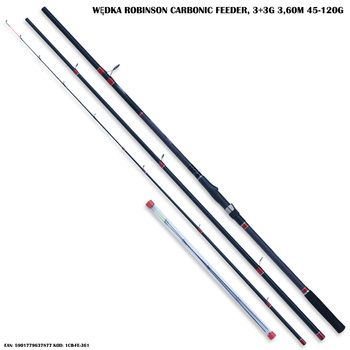 Wędka Robinson Carbonic Feeder, 3+3g 3,60m 45-120g