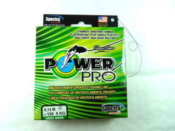 PLECIONKA POWER PRO.  135M / 8KG / 0.13 MM MOSS GREEN