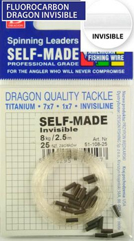 Przypon 15kg 2,5m SELF-MADE INVISILINE