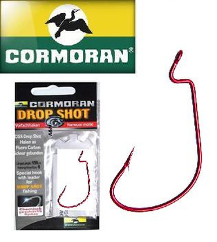 Haki Cormoran rozm. 2/0 Drop Shot DS-595R Czerwone