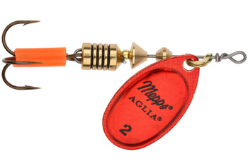 Mepps Aglie Platinum Czerwony nr.2