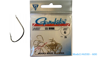 Gamakatsu Haczyki Roz # 6  ALLR LS-1810G HOOKS GOLD ( 25 szt w opkowaniu )