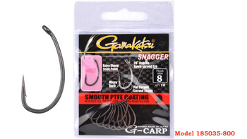 Gamakatsu Haczyki Karpiowe Roz # 8 CARP G-CARP SNAGGER HOOKS GREY