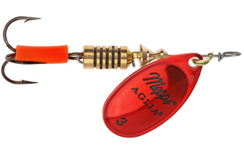 Mepps Aglie Platinum Czerwony nr.3