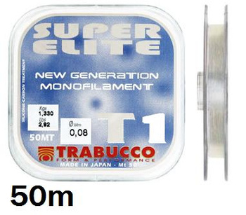 ŻYŁKA TRABUCCO 50M/0.16MM/5.100KG SUPER ELITE T1