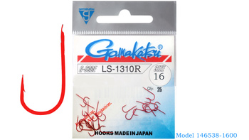Gmakatsu Haczyki LS-1310R RED Roz Haczyka  # 16 ( 25 szt opk)