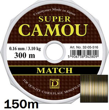ŻYŁKA DRAGON 300M/0.18MM/3.80KG SUPER CAMOU MATCH