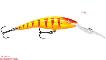 Rapala Deep Tail Dancer® 9 cm Clown Gold