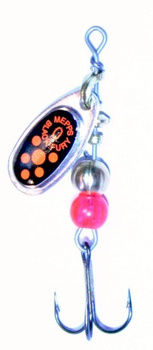 Mepps Comet Black Fury Silver/Orange nr.00