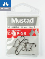 HACZYKI MUSTAD 2 10szt CARP-X3 ULTRA POINT ZADZOROWY BLACK NIKIEL