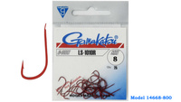 Gamakatsu Haczyki Roz # 8  ALLR LS-1010R HOOKS RED ( 25 szt w opkowaniu )