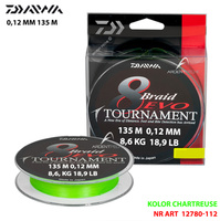 PLECIONKA TURNAMENT 0,12 mm DŁ 135 m CHARTREUSE