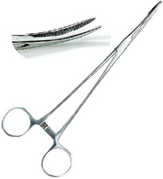 Szczypce Jaxon z zakrzywioną końcówką 18cm AC-3109