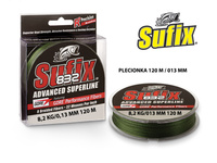 PLECIONKA SUFIX BRAID 0,13 MM LOW VIS GREEN 120 M