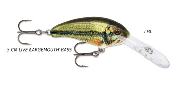 RAPALA SHAD DANCER KOLOR LIVE LARGEMOUTH BASS