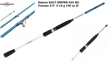 Wędka Sakura SALT SNIPER SPINNING  dł 190 m 3-15  g cw