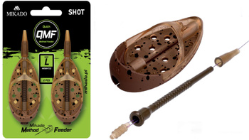 KOSZYCZEK -METHOD FEEDER SHOT Q.M.F. SYSTEM L -50g .KOMPLET 2 x 50 gr