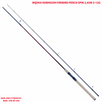 Wędka Robinson Firebird Perch Spin 2,45m 3-12g