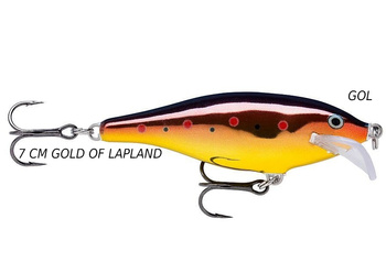 RAPALA SCATTER RAP SHAD DEEP 7 cm KOLOR GOLD OF LAPLAND